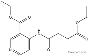Molecular Structure of 1019995-16-4 (Ethyl 4-(4-ethoxy-4-oxobutanamido)nicotinate)
